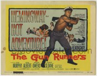 1r105 GUN RUNNERS TC 1958 Audie Murphy, hot adventure written by Ernest Hemingway, Don Siegel!