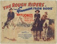 1r106 GUNMAN FROM BODIE TC 1941 The Rough Riders, Buck Jones, Tim McCoy & Raymond Hatton!