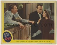 1r565 HER CARDBOARD LOVER LC 1942 Chill Wills & George Sanders talk with Norma Shearer in court!