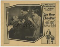 1r566 HER NEW CHAUFFEUR LC 1929 tough guy teaches Louis Simon not to meddle with Verree Teasdale!