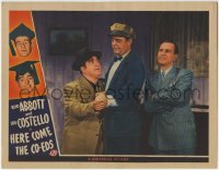 1r567 HERE COME THE CO-EDS LC 1945 Bud Abbott stands by Lou Costello dancing with Lon Chaney Jr.!