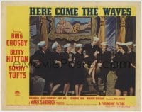 1r568 HERE COME THE WAVES LC #7 1944 Betty Hutton & lots of girls dressed up in Navy uniforms!