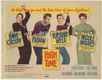 1r118 HIGH TIME TC 1960 Blake Edwards directed, Bing Crosby, Fabian, sexy young Tuesday Weld!