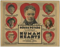 1r127 HUMAN HEARTS TC 1922 House Peters & cast in a screen version of Hal Red's stage success!