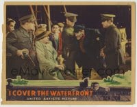 1r581 I COVER THE WATERFRONT LC 1933 police officers stop Ernest Torrence from attacking Ben Lyon!