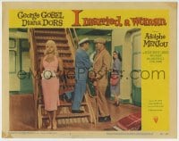 1r582 I MARRIED A WOMAN LC #3 1958 sexiest Diana Dors, George Gobel & uncredited John Wayne!