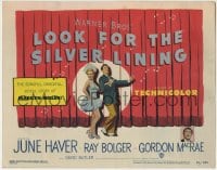1r167 LOOK FOR THE SILVER LINING TC 1949 art of June Haver & Ray Bolger dancing, Gordon MacRae