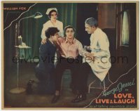 1r638 LOVE, LIVE & LAUGH LC 1929 Italian George Jessel is blinded in World War I & regains sight!