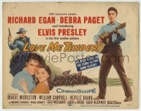 1r170 LOVE ME TENDER TC 1956 1st Elvis Presley, great images with Debra Paget & with guitar!