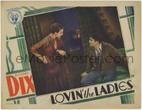 1r639 LOVIN' THE LADIES LC 1930 will poor electrician Richard Dix fall in love w/rich Lois Wilson!