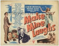 1r171 MAKE MINE LAUGHS TC 1949 Ray Bolger, Jack Haley, Anne Shirley, highlights from RKO hits!