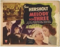 1r177 MELODY FOR THREE TC R1952 Jean Hersholt, Fay Wray & Walter Woolf King, musical romance!