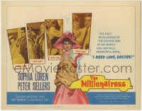 1r179 MILLIONAIRESS TC 1960 beautiful Sophia Loren's the richest girl in the world, Peter Sellers!