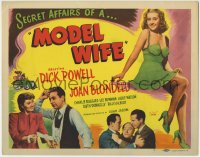 1r180 MODEL WIFE TC R1948 the secret affairs of sexy Joan Blondell, Dick Powell, Charlie Ruggles