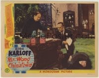 1r670 MR. WONG IN CHINATOWN LC 1939 Asian detective Boris Karloff looks for clues by dead woman!