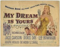 1r186 MY DREAM IS YOURS TC 1949 Doris Day, Jack Carson, Lee Bowman, Adolphe Menjou, Michael Curtiz!