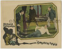 1r682 MYSTERIOUS STRANGER LC 1925 Richard Talmadge is knocked to the floor during a fight!