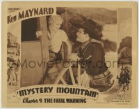 1r684 MYSTERY MOUNTAIN chapter 9 LC 1934 cowboy Ken Maynard by stagecoach romancing Verna Hillie!