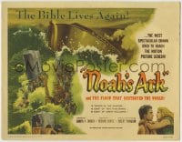 1r192 NOAH'S ARK TC R1957 Michael Curtiz Biblical epic, art of the flood that destroyed the world!