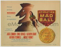 1r197 OPERATION MAD BALL TC 1957 screwball comedy filmed entirely without Army co-operation!