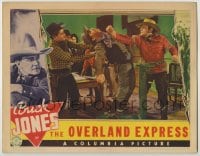 1r722 OVERLAND EXPRESS LC 1938 great close up of Buck Jones socking bad guy in the face!