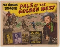 1r200 PALS OF THE GOLDEN WEST TC 1951 great images of Roy Rogers, pretty Dale Evans & Estelita!