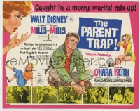 1r202 PARENT TRAP TC 1961 Disney, Hayley Mills in dual role, Maureen O'Hara, Brian Keith!