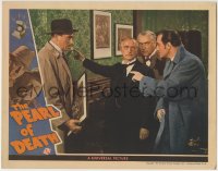1r730 PEARL OF DEATH LC 1944 Basil Rathbone as Sherlock, Nigel Bruce & Hoey find secret switch!