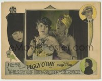 1r731 PEGGY OF THE SECRET SERVICE LC 1925 great c/u of Peggy O'Day posing as harem girl!