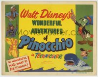 1r208 PINOCCHIO TC R1945 you'll want to see Disney's Wonderful Adventures of Pinocchio again!