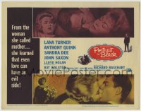 1r211 PORTRAIT IN BLACK TC 1960 Lana Turner, Anthony Quinn, Sandra Dee, even love has an evil side!