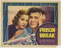1r747 PRISON BREAK LC 1938 close up of Glenda Farrell consoling injured Barton MacLane!