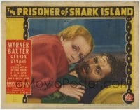 1r748 PRISONER OF SHARK ISLAND LC 1936 John Ford, super close up of Gloria Stuart & Warner Baxter!