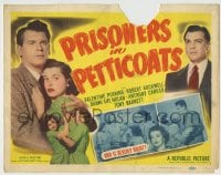 1r214 PRISONERS IN PETTICOATS TC 1950 Valentine Perkins, great images of women in prison!