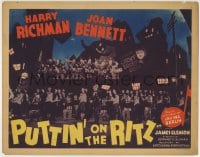 1r215 PUTTIN' ON THE RITZ TC R1937 Irving Berlin, Joan Bennett on New York City stage, rare!