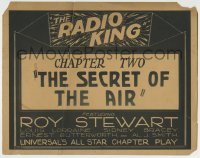 1r216 RADIO KING chapter 2 TC 1922 Universal all-star serial, The Secret of the Air!