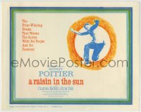 1r217 RAISIN IN THE SUN TC 1961 Sidney Poitier, from Lorraine Hansberry's prize-winning novel!