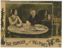 1r761 RANGER OF THE BIG PINES LC 1925 c/u of Kenneth Harlan & Helene Costello sitting at table!