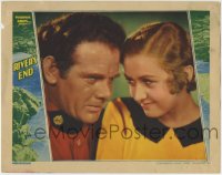 1r775 RIVER'S END LC 1930 super c/u of Canadian Mountie Charles Bickford & pretty Evalyn Knapp!