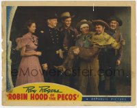 1r777 ROBIN HOOD OF THE PECOS LC 1941 great close up of Gabby Hayes & others laughing at cowgirl!