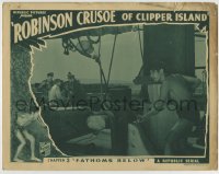 1r779 ROBINSON CRUSOE OF CLIPPER ISLAND chapter 3 LC 1936 Mala eavesdropping on ship, Fathoms Below!