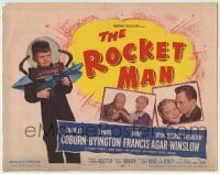 1r223 ROCKET MAN TC 1954 great image of Foghorn Winslow with ray gun, written by Lenny Bruce!