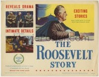 1r225 ROOSEVELT STORY TC 1948 great images of former President Franklin Delano Roosevelt!