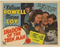 1r232 SHADOW OF THE THIN MAN TC 1941 William Powell, Myrna Loy, Asta the Dog & Dickie Hall!