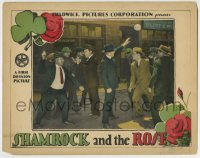 1r804 SHAMROCK & THE ROSE LC 1927 Mack Swain and lots of men brawling in the street!