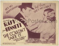 1r234 SHE COULDN'T TAKE IT TC R1947 George Raft's no gentleman, but then, Joan Bennett's no lady!