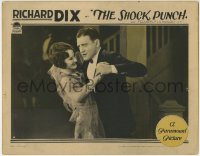 1r810 SHOCK PUNCH LC 1925 great close up of Richard Dix dancing with pretty Frances Howard!