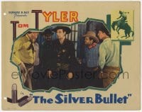 1r816 SILVER BULLET LC 1935 bad guys hold sheriff Tom Tyler at gunpoint in jail house!