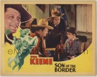 1r832 SON OF THE BORDER LC 1933 Tom Keene & Edgar Kennedy listen to young boy's story!