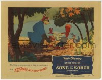 1r834 SONG OF THE SOUTH LC #3 R1956 Disney, great image of Br'er Fox, Br'er Rabbit & Br'er Bear!